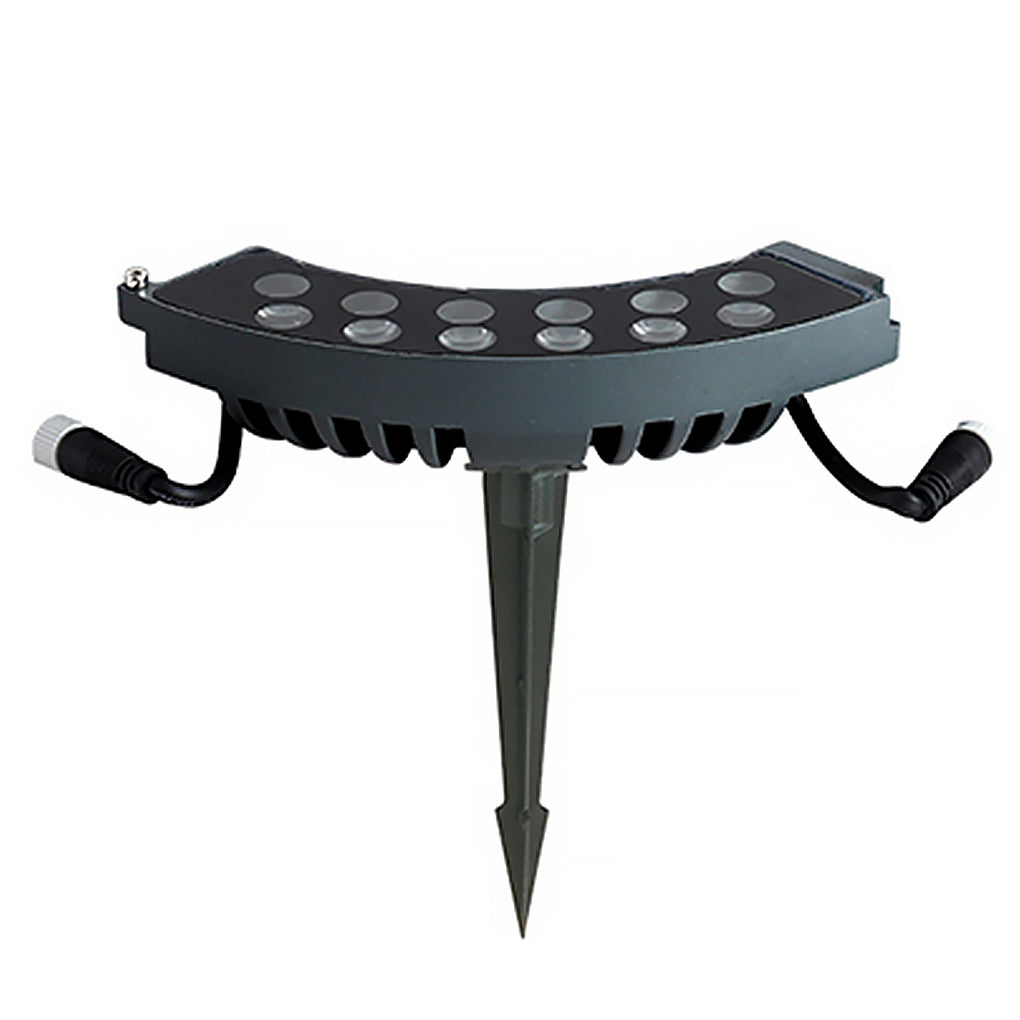 Liorenise Solid Landscape Upwards Glass Outdoor Tree-Mounted Light