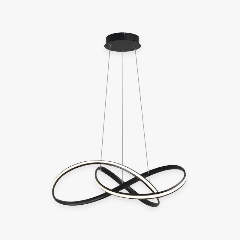 Arisha Pendant Light linear Modern, /Metal, Black/White, Dining Room