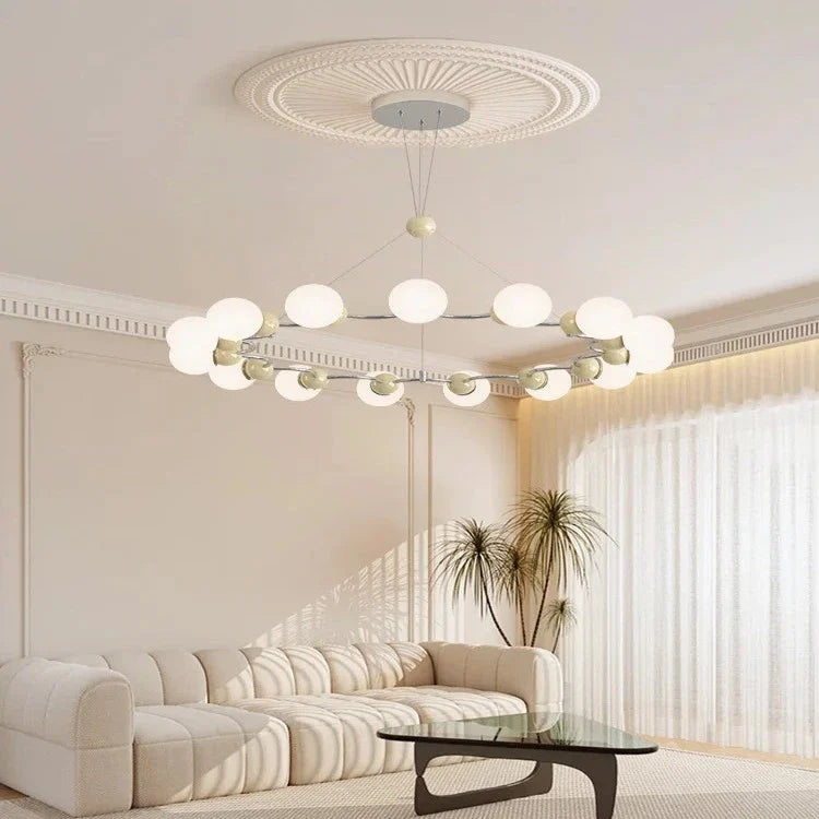 Modern Sputnik Glass Sphere Chandelier - 12/15 Light
