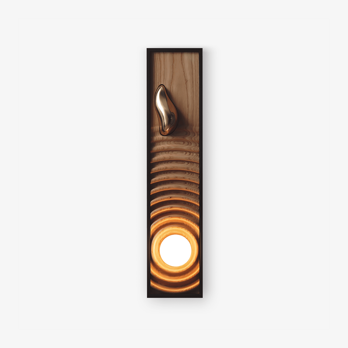 Multi Layer Stacked Alabaster Wall Lamp