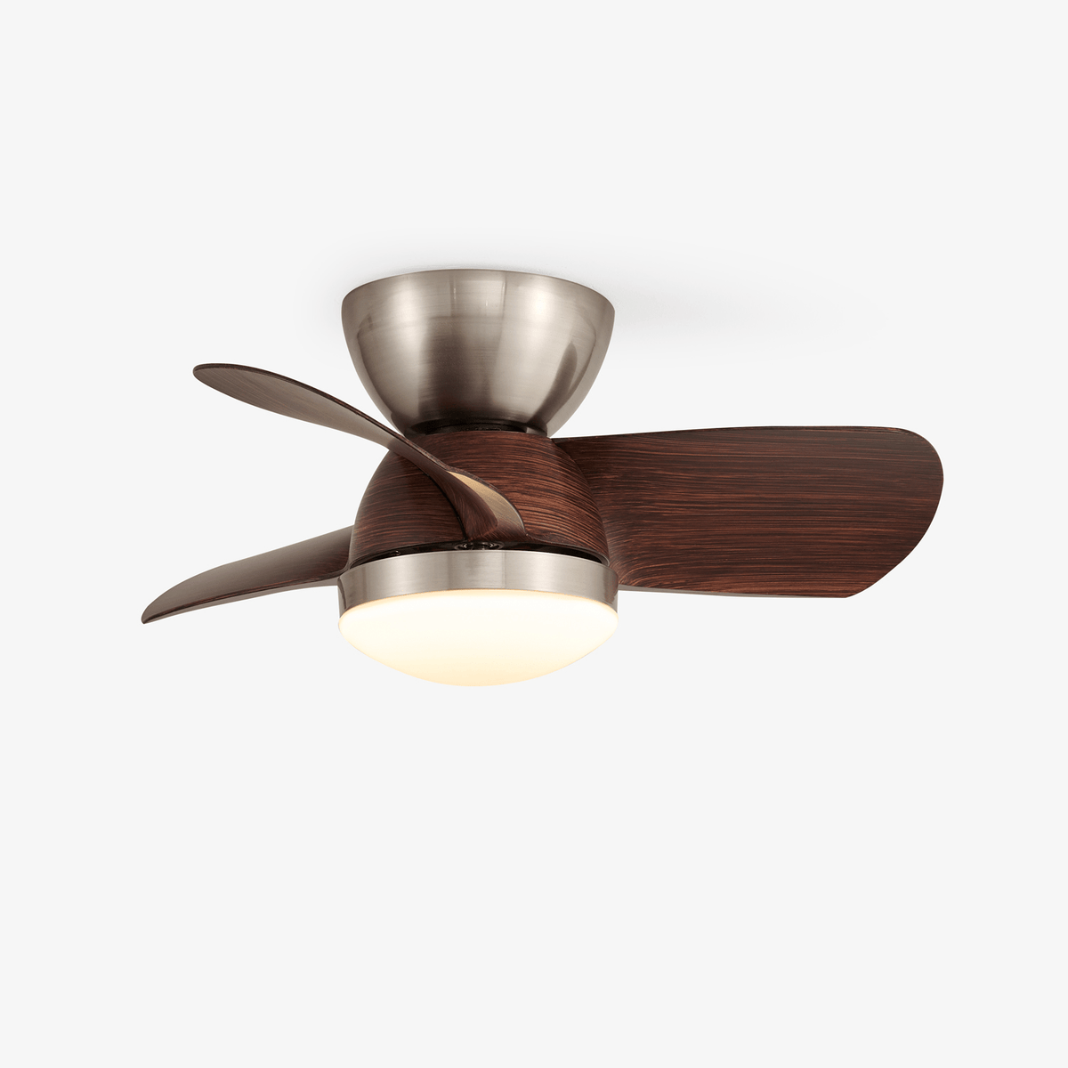 Minimalist Miroter Ceiling Fan Light