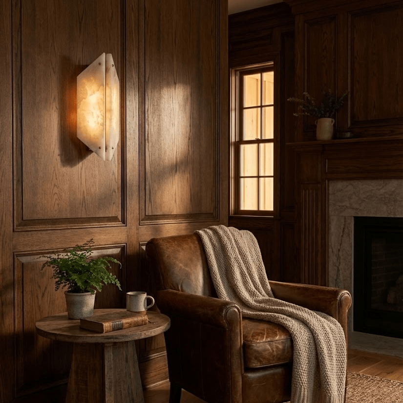 Crest Alabaster Wall Lamp