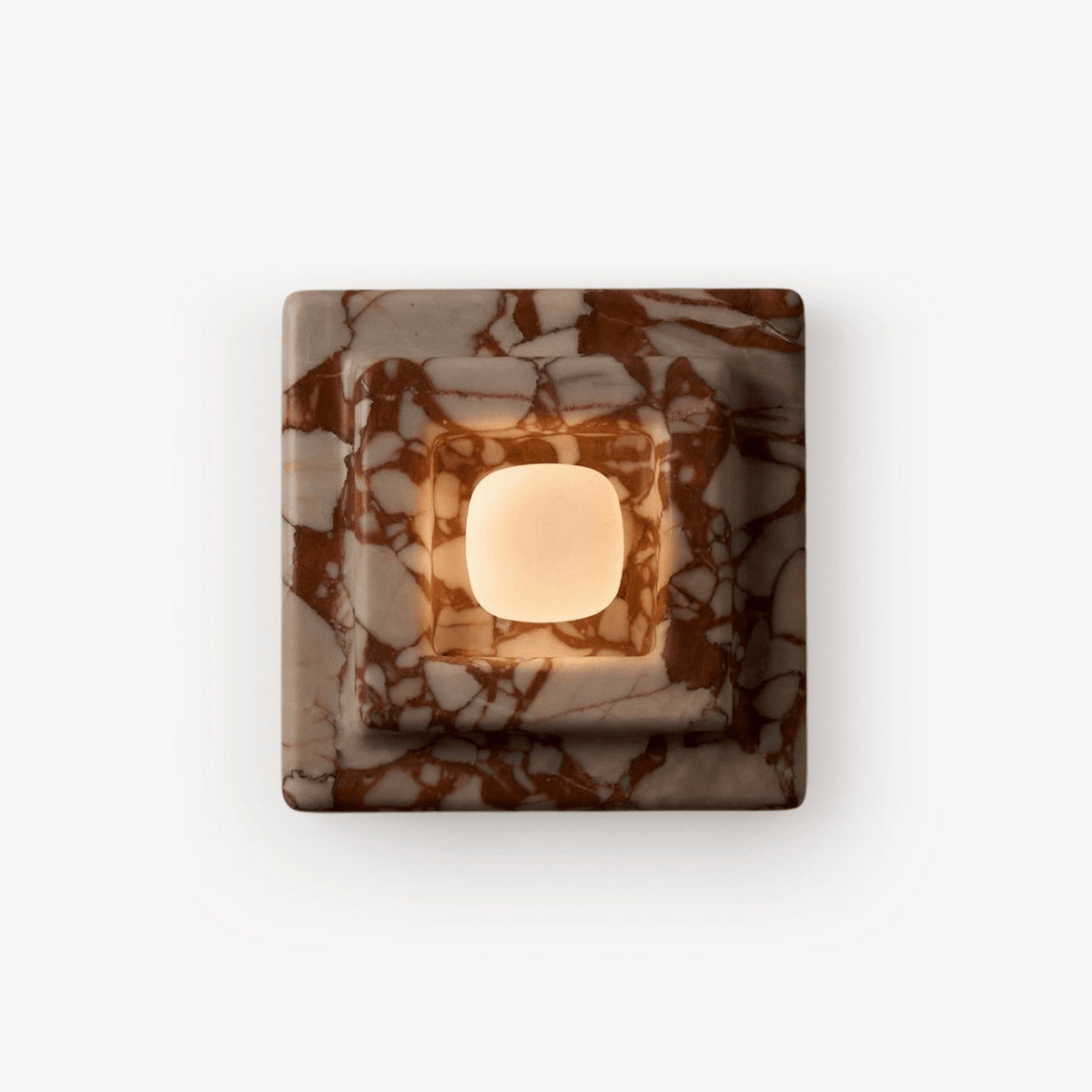 Travertine Round Solclip Wall Light