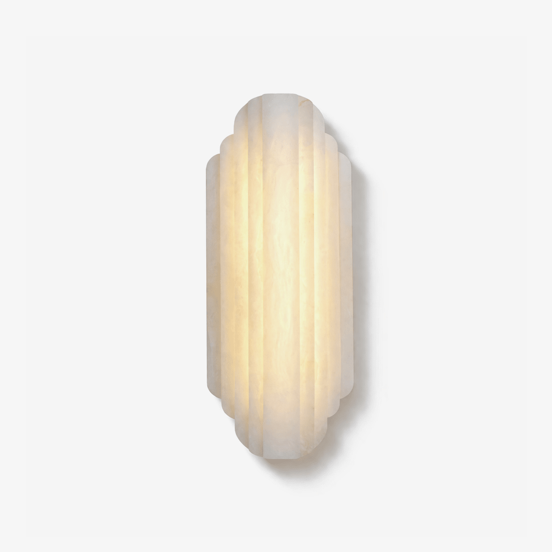 Alabaster Estelle Vertical Stripes Wall Sconce