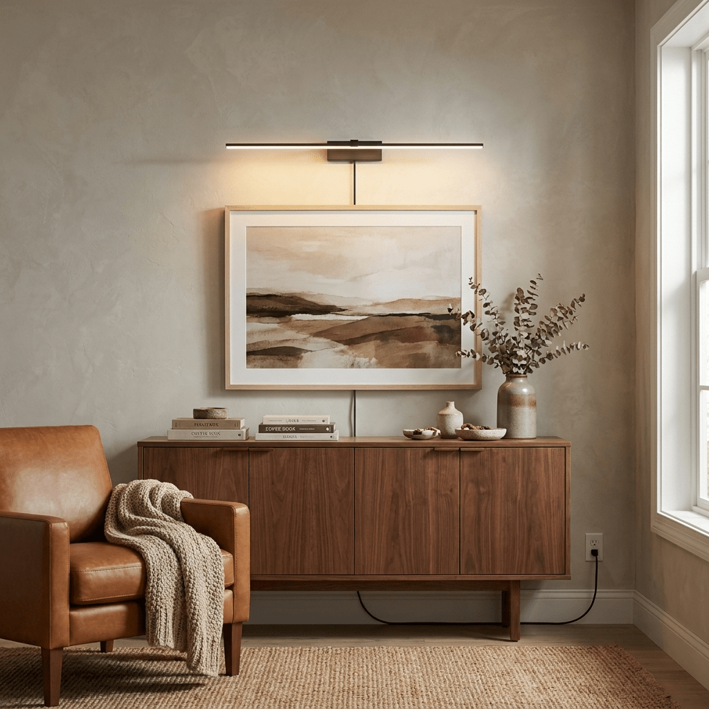 Rivoaria Linear Mirror Plug-in Wall Light