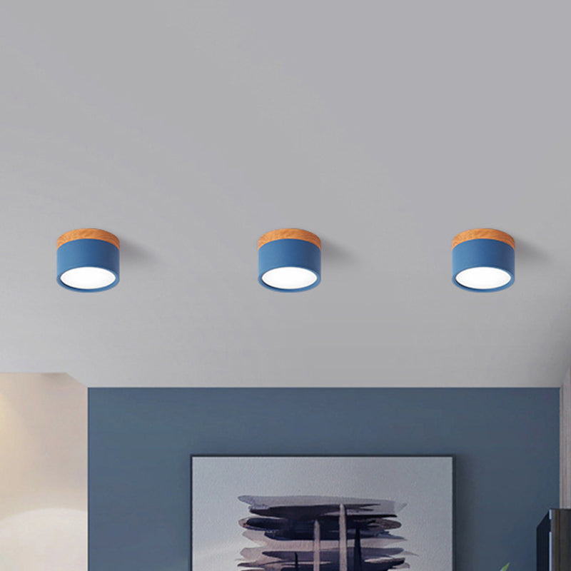 Cylinder Small Flush Ceiling Lights