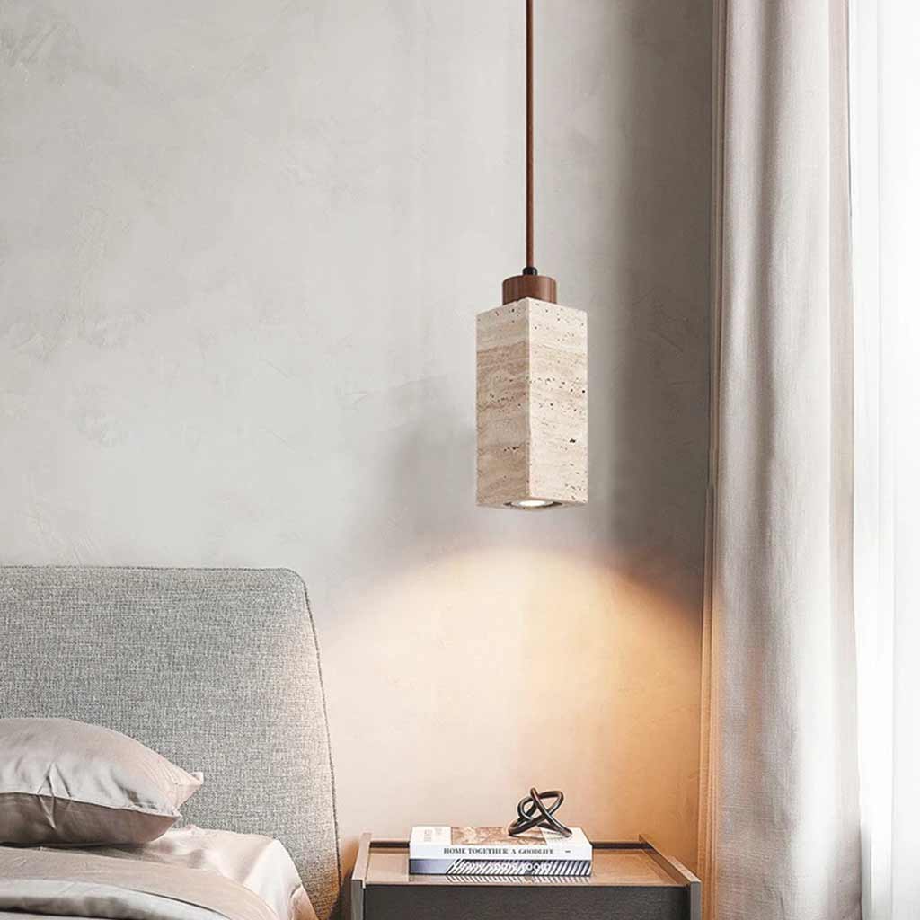 Cylinder Opus Marble Pendant Lamp