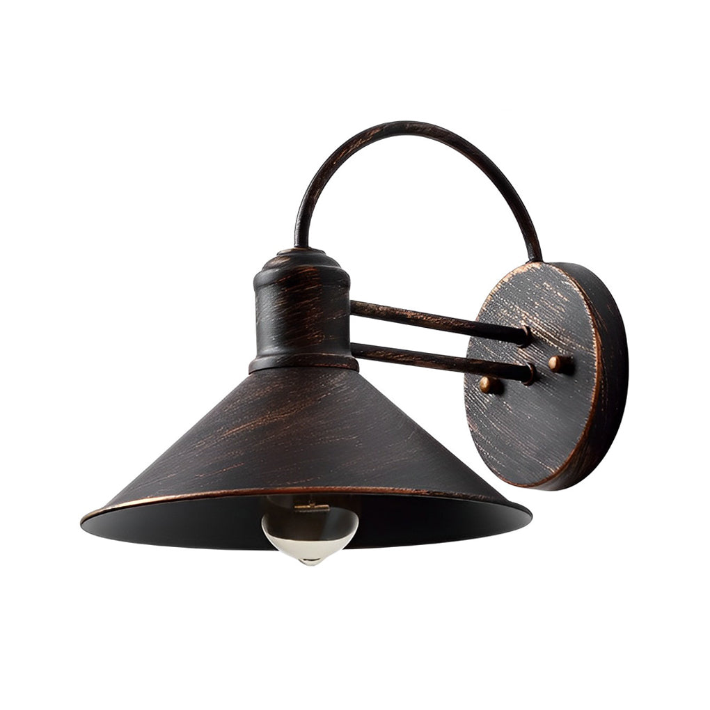 Renivenne Retro Conical Industrial Outdoor Wall Lamp