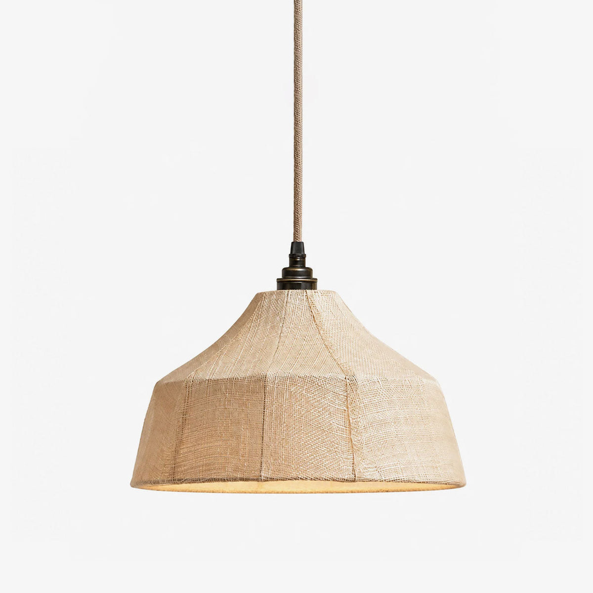 Manila Woven Fiber Pendant Lamp