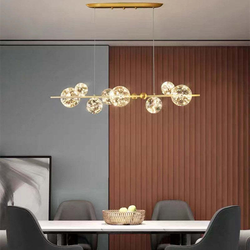 Valentina Art Deco Luminous Sphere Cluster Glass Pendant Light
