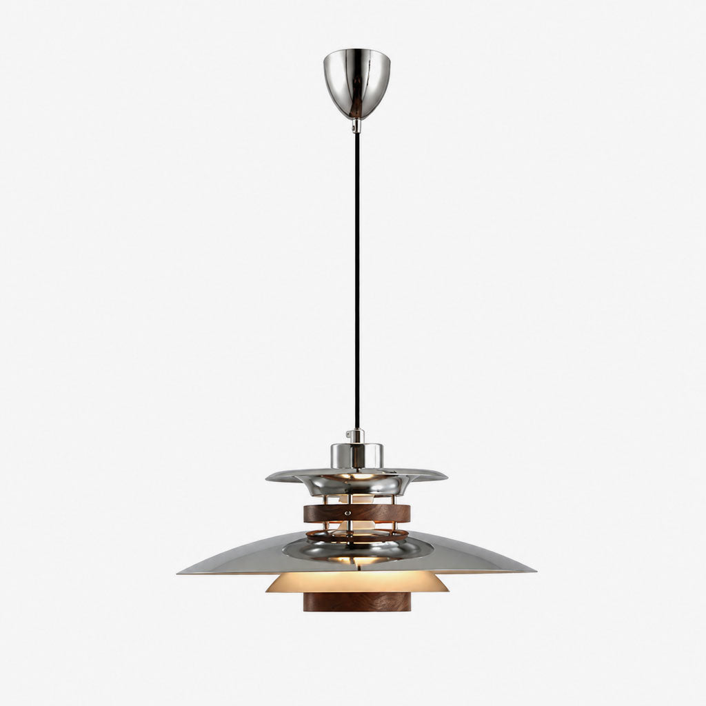 Modulo Layered Wood Pendant Light
