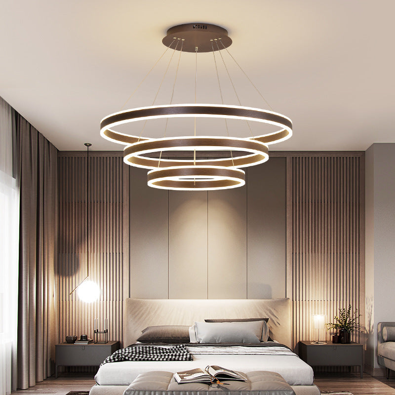 Minimalist LED Circular Ceiling Pendant Light for Living Room