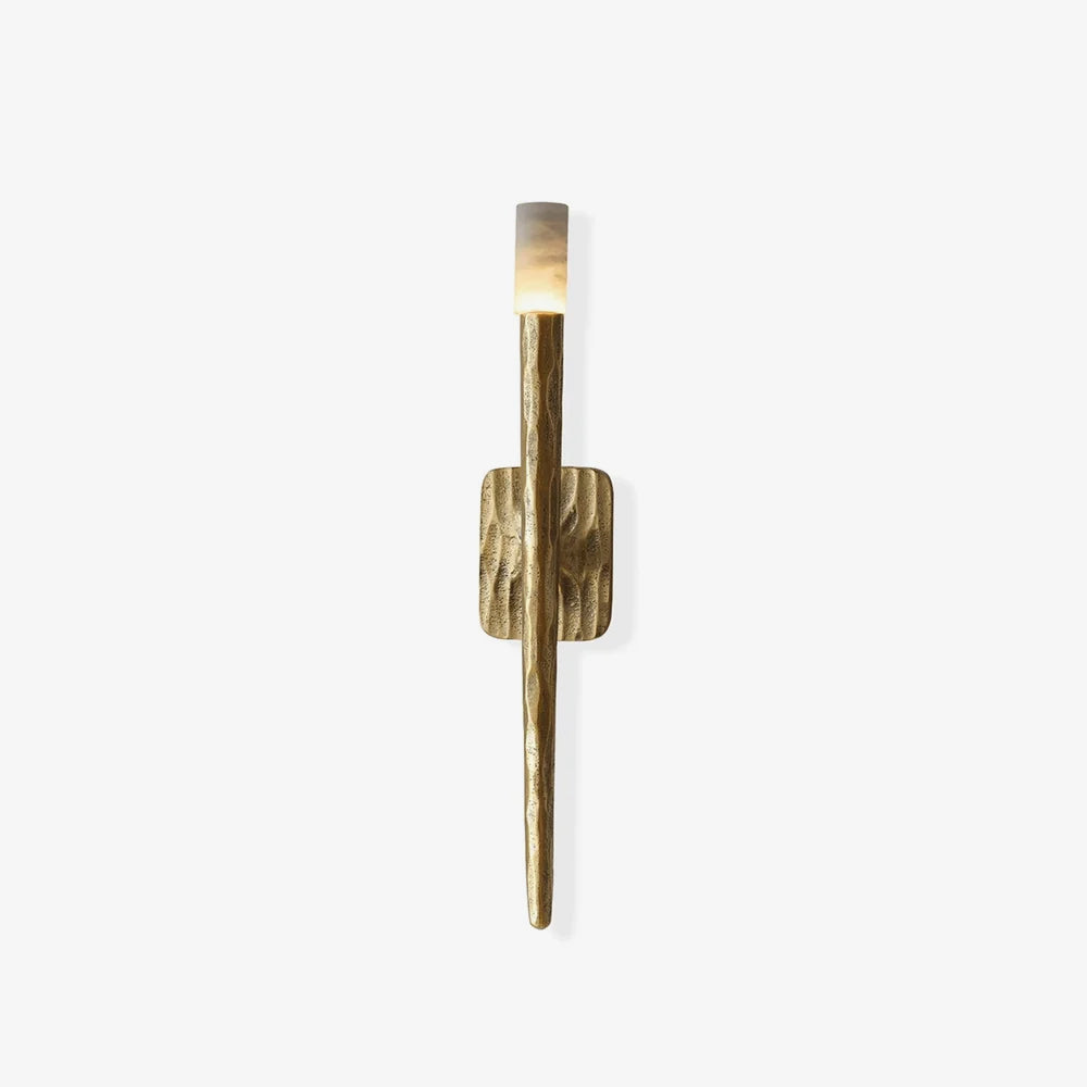 Aurelian Sculpted Alabaster Wall Sconce