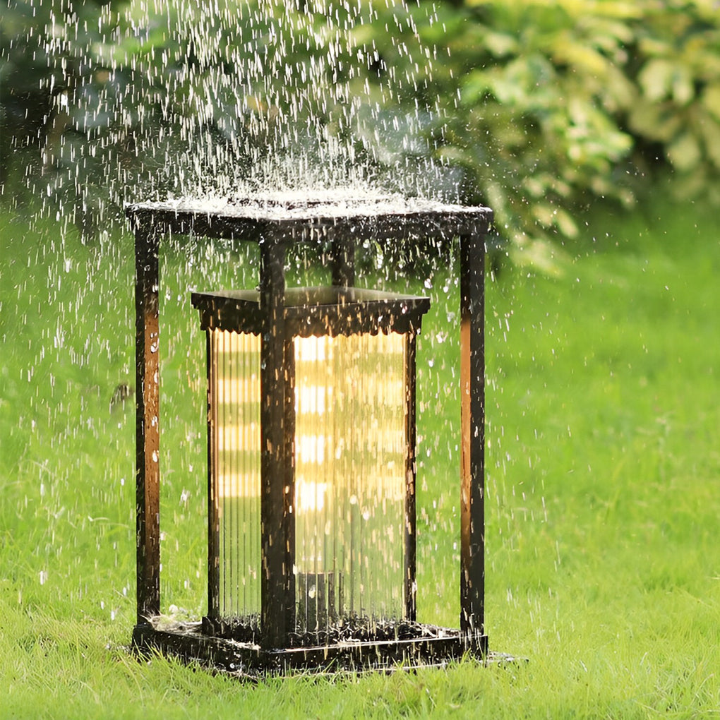 Velinaya Lawn Ribbed Outdoor Pathway Lights
