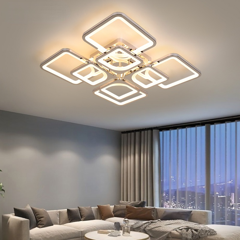 Arisha Modern Square Flush Mount Ceiling Light
