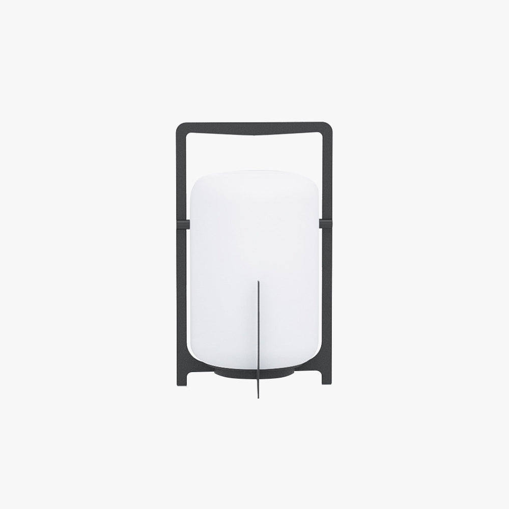 Ray Minimalist Glass/ Outdoor Landscape Pathway Light, White