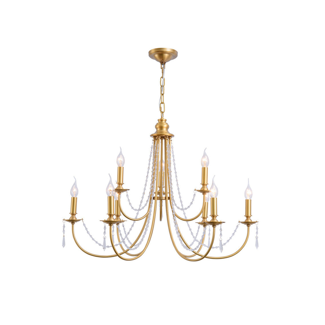 Acroma Modern Traditional Crystal Chandelier