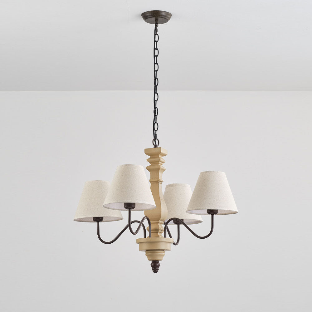 Adela Traditional Luxury Wood Chandelier