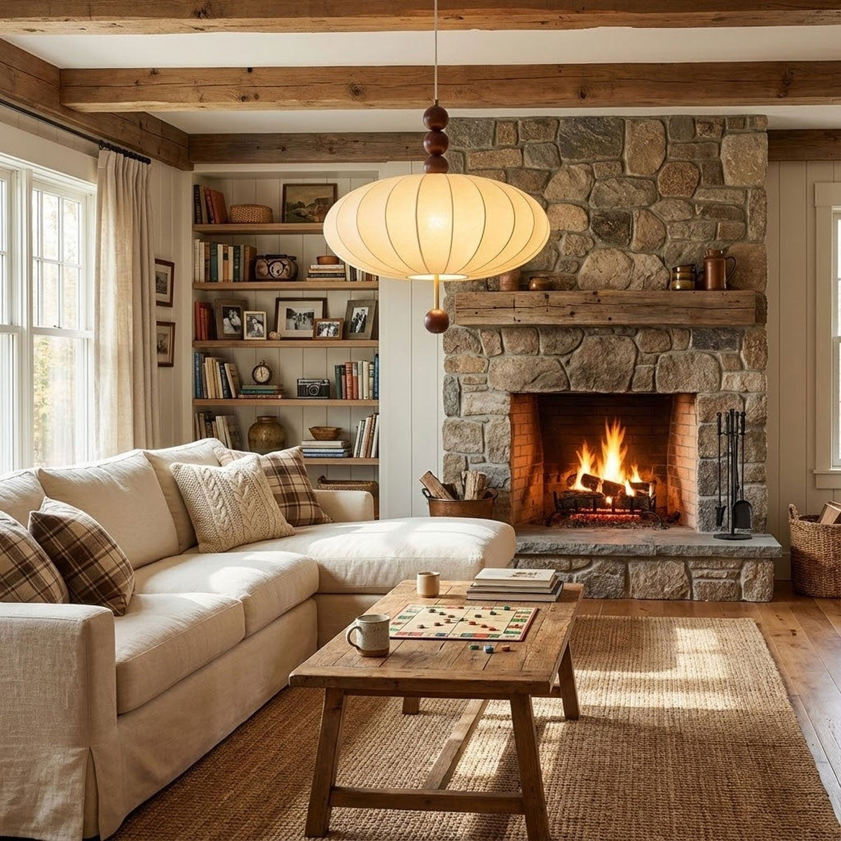 Adelaide Fabric Pendant Light
