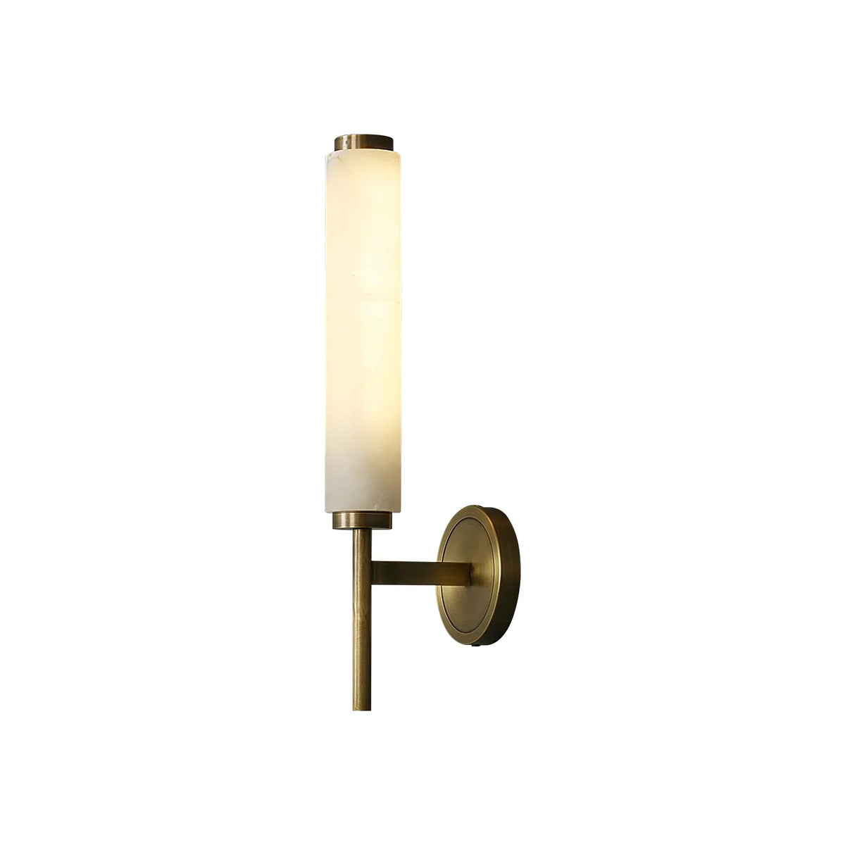 Brindisi Alabaster Candle Style Wall Lamp