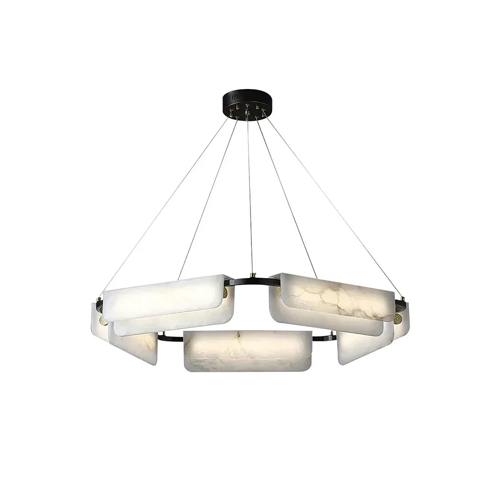 Delia Alabaster Chandelier