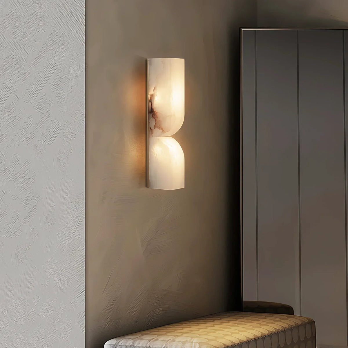 Alabaster Essence Rectangle Wall Sconce