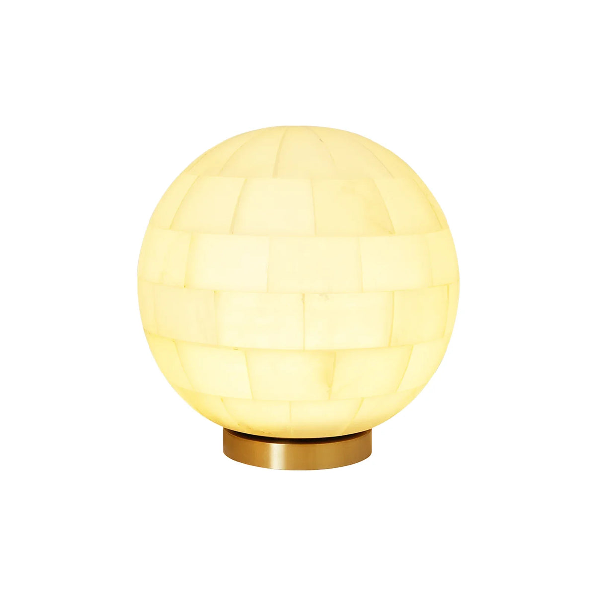 Alabaster Spherical Table Lamp