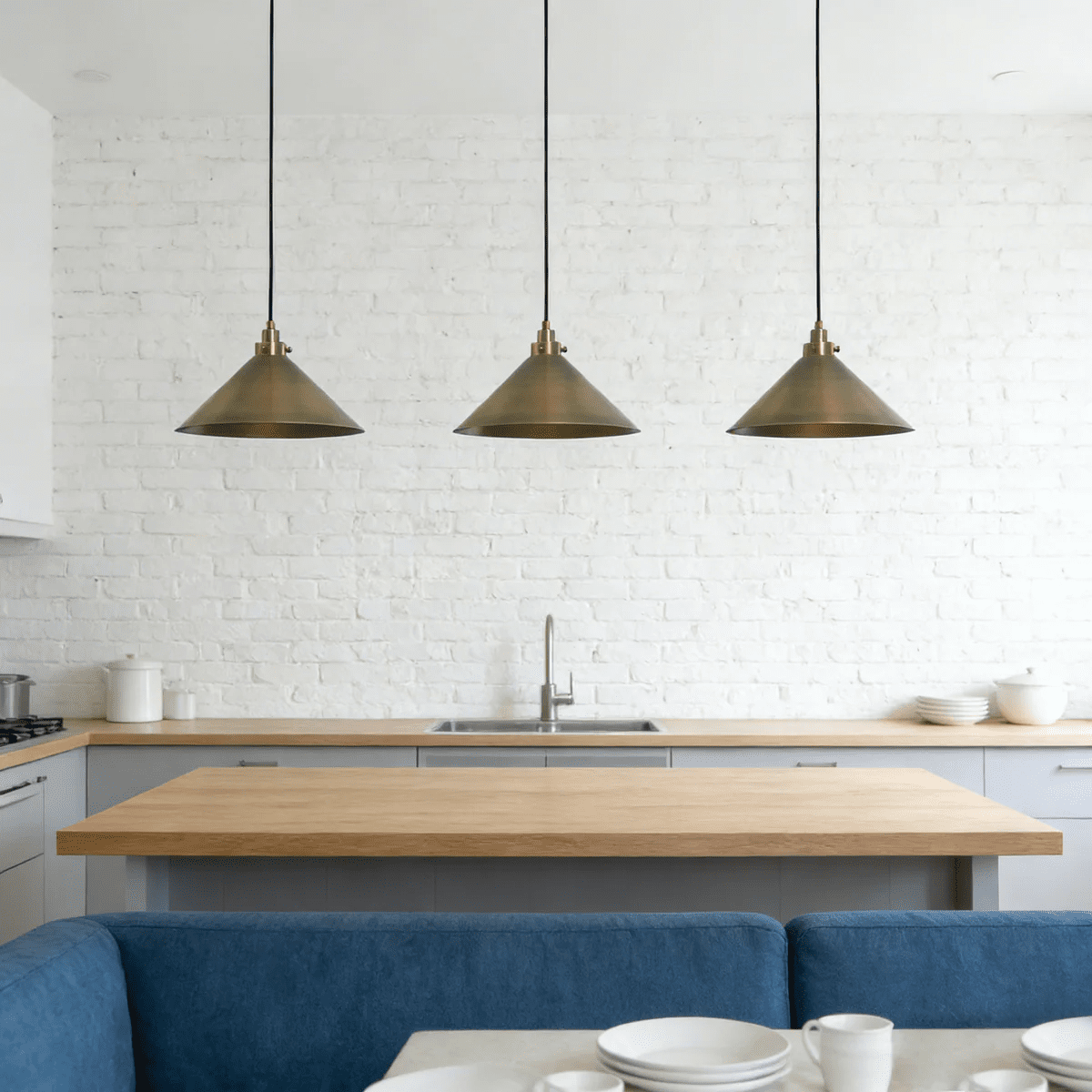 Metal Cone Pendant Light