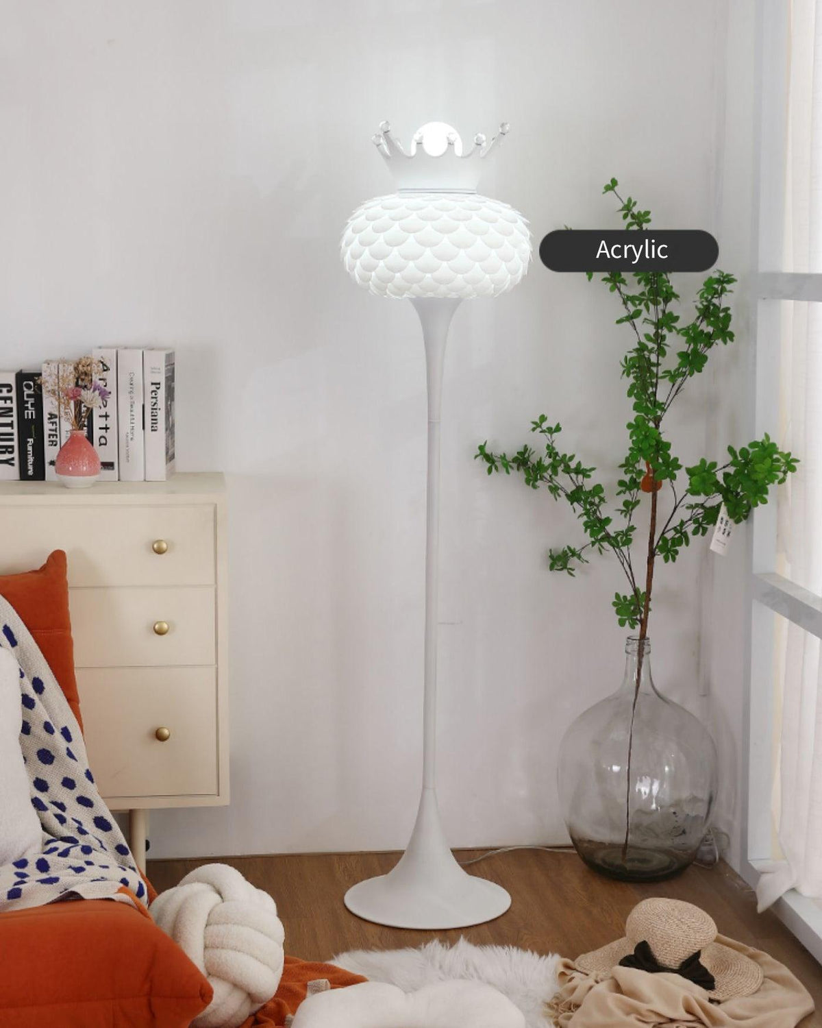 Years Alabaster Floor Lamp