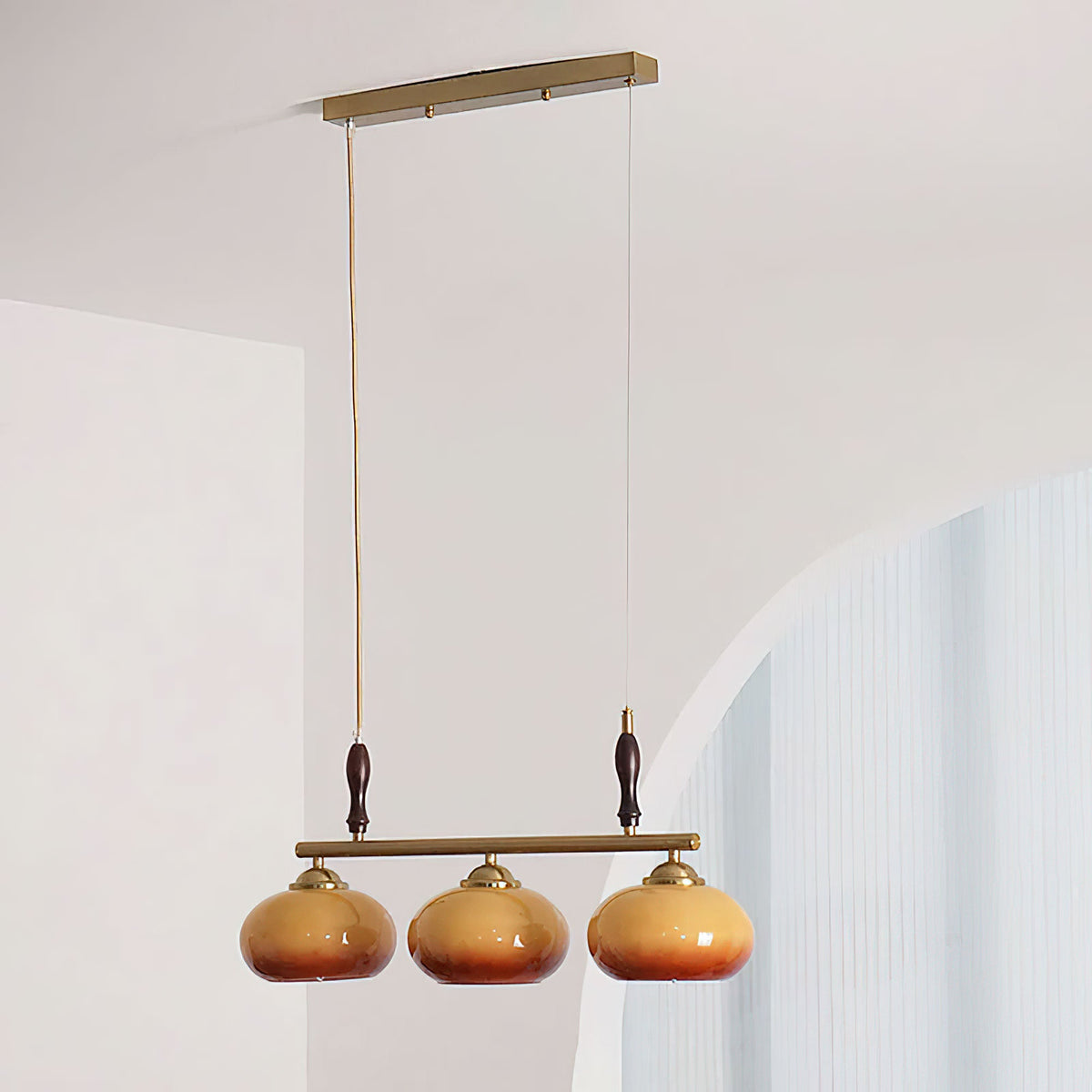Amber Trio Pendant Lamp