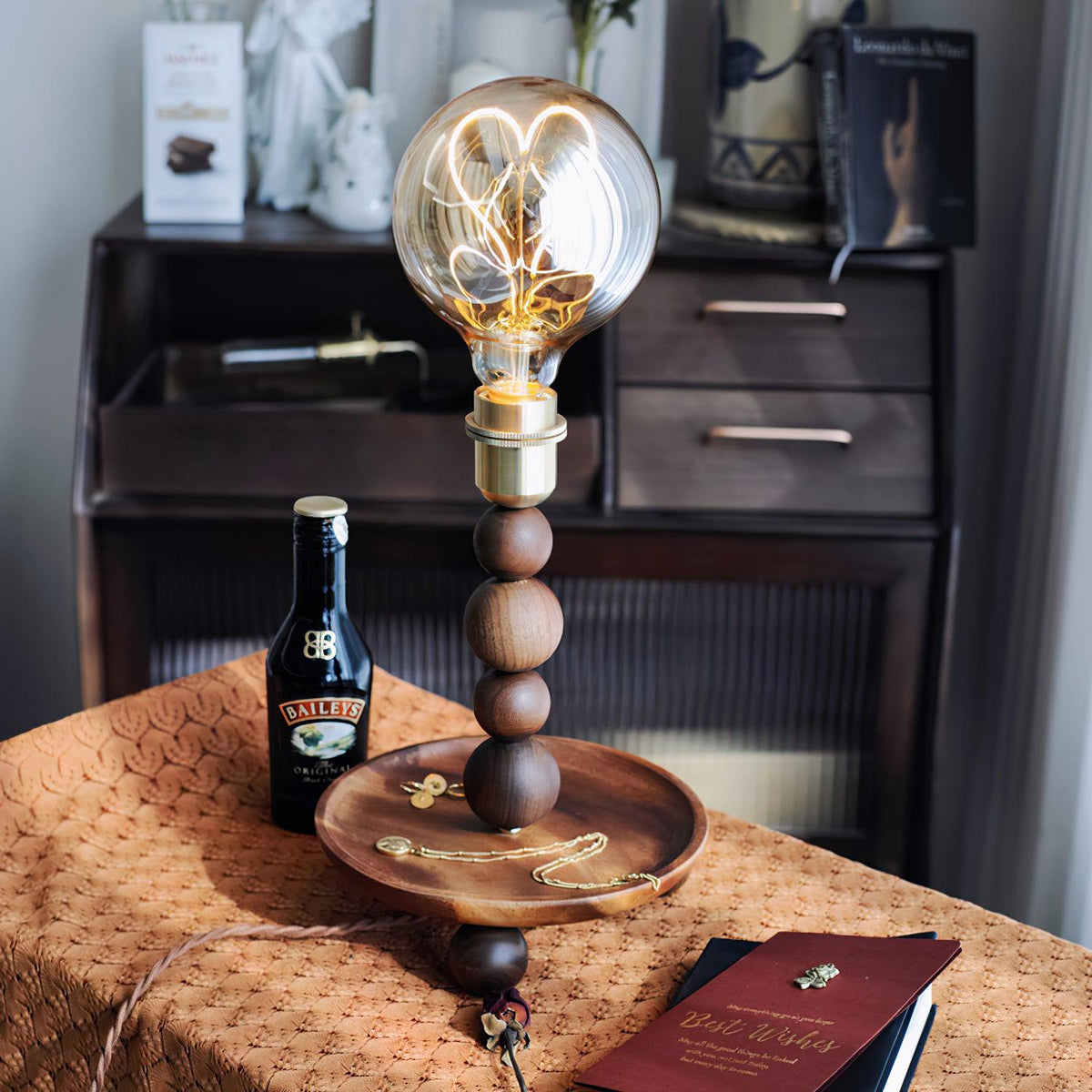 Glass Ball Table Lamp