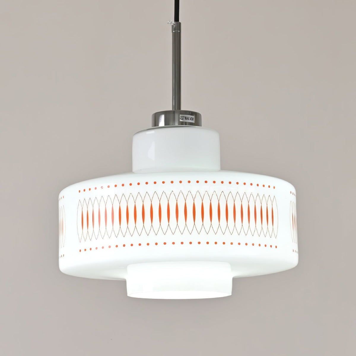 Aelaris Vintage Glass Pendant Lamp