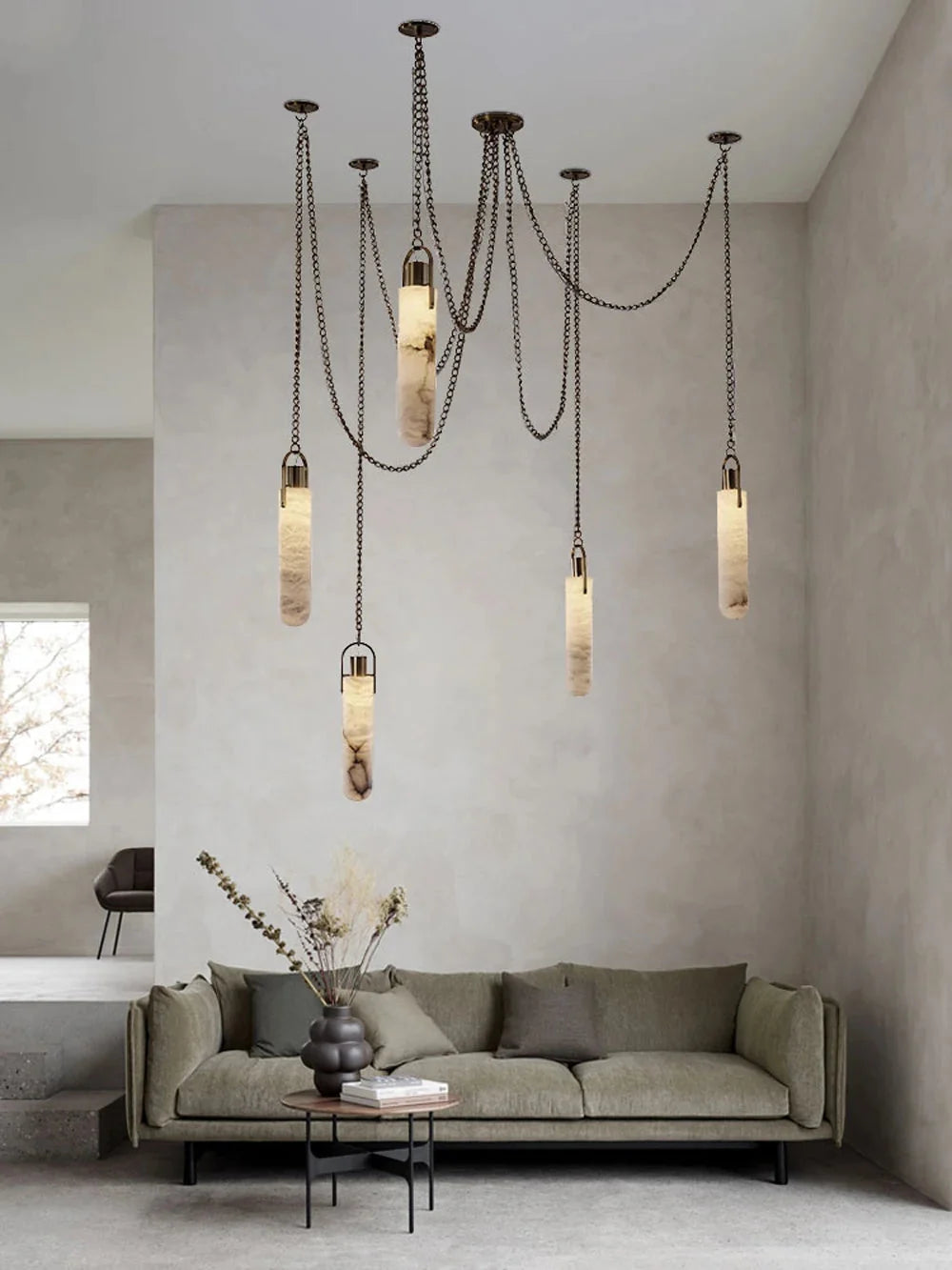 Anx Marble Ceiling Light