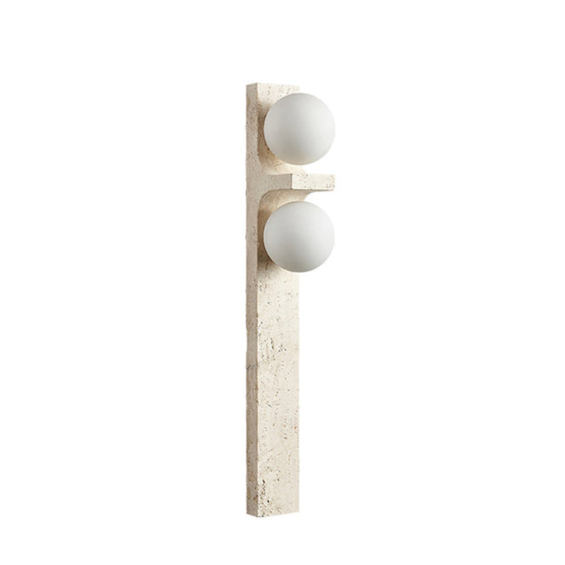 Eirikuvys Organic Travertine Wall Sconce