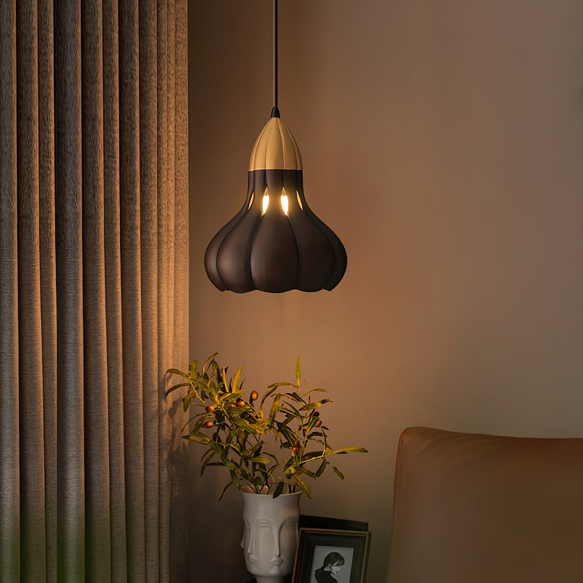 Aubree Wood Pendant Lamp