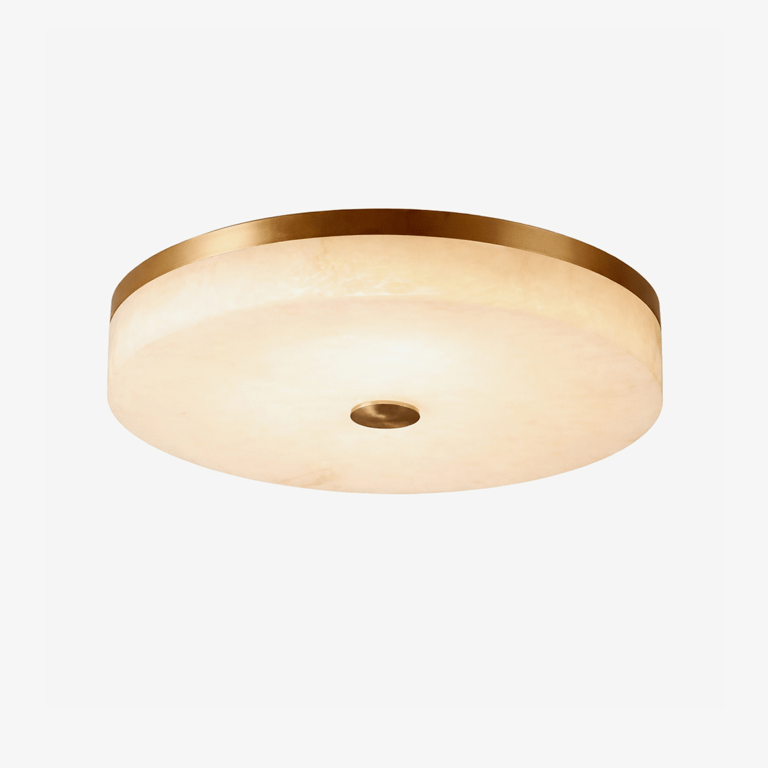 Round Ceiling Light Flush Mount Marble LED