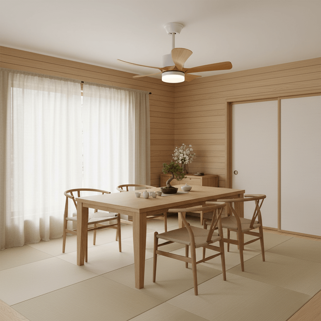 Stylish Aveline Five-Blade Ceiling Fan Light