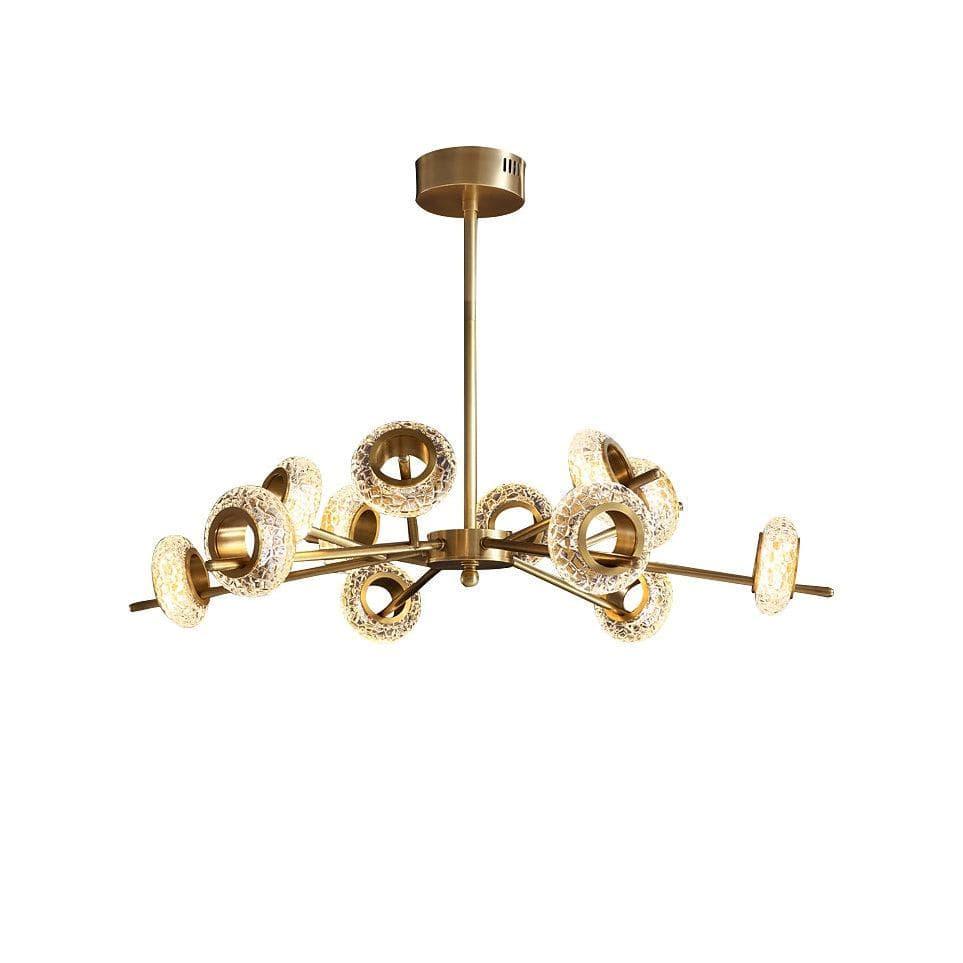 Brass Crystal LED Chandeliers