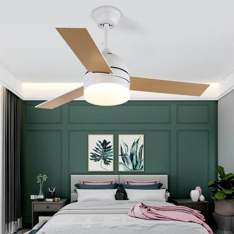 Zepyra Modern Industrial Style Ceiling Fan Light