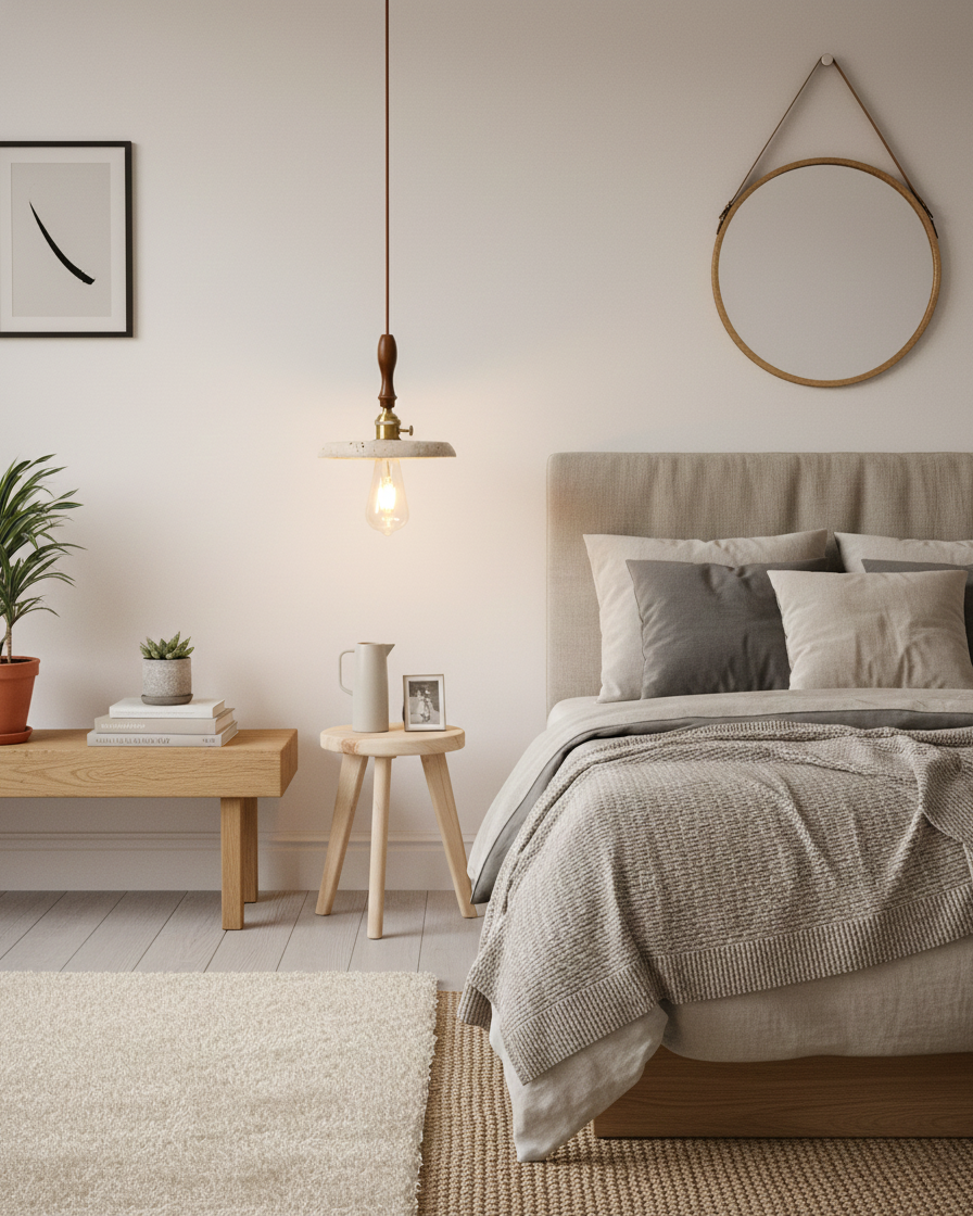 Seruine Travertine Pendant Lamp