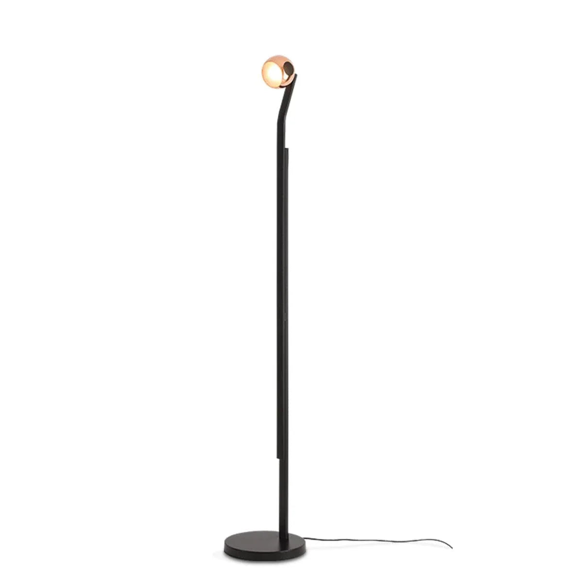 Alabaster Years Brass Floor Lamp