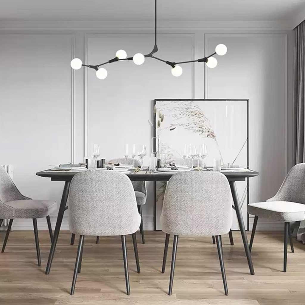 Chandelier Branch Glass Bubble Multi-Globe