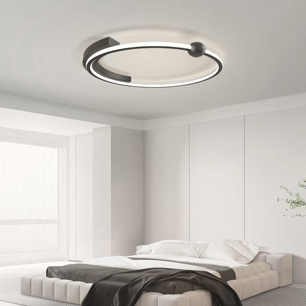 Flush Mount Ceiling Light Minimalist Circular Ring LED