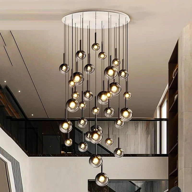 Cleo Bubble Staircase Chandelier