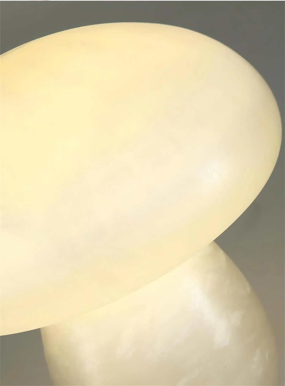 Alabaster Modern Mushroom Table Lamp