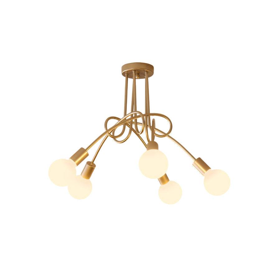 Oasis Art Unique Sputnik Glass Ceiling Lamp