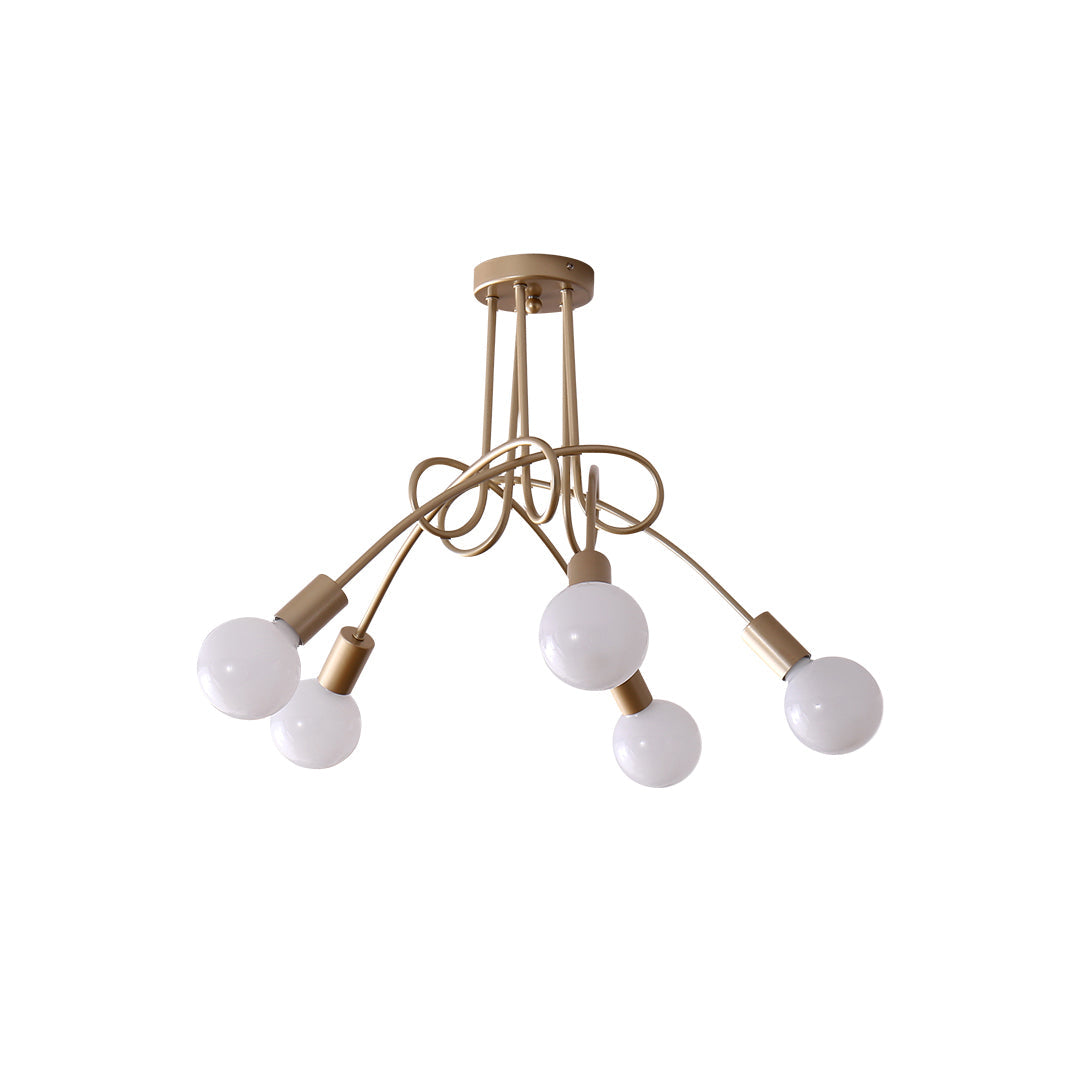 Oasis Art Unique Sputnik Glass Ceiling Lamp