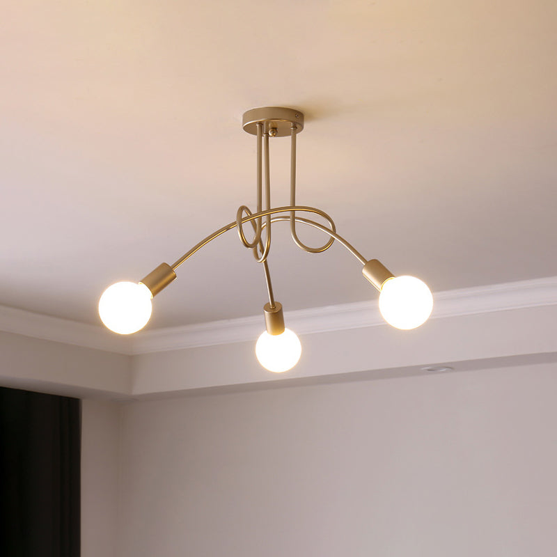 Oasis Art Unique Sputnik Glass Ceiling Lamp