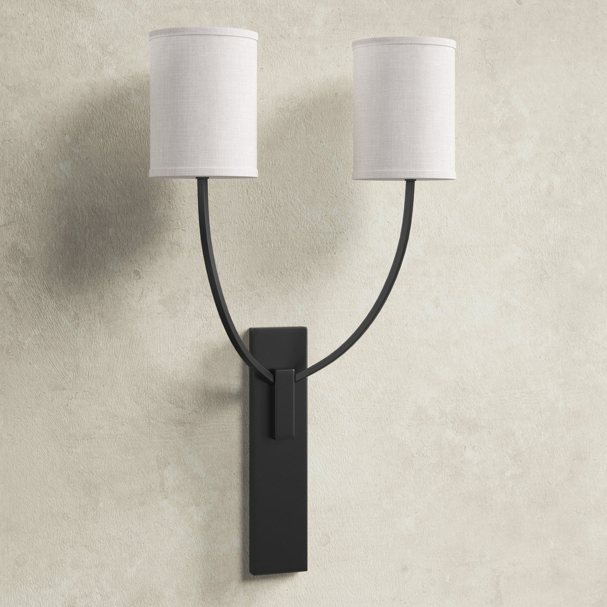 Slate Fabric Wall Lamp