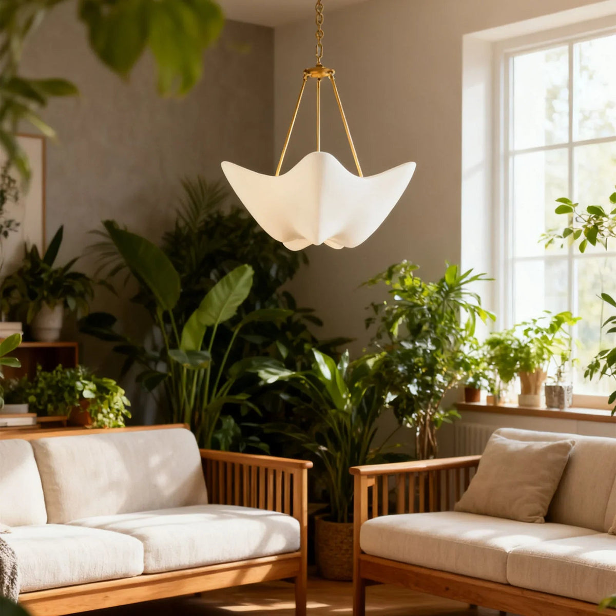 Cosima Plaster Chandelier